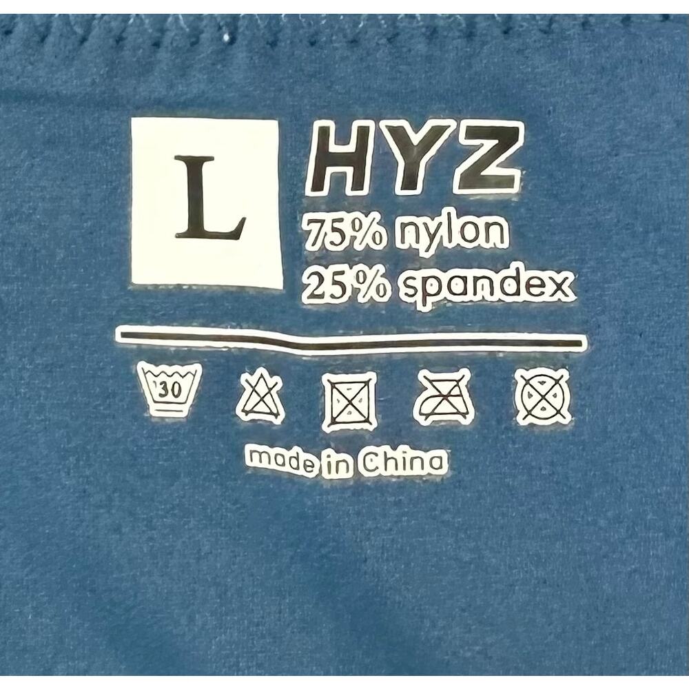 NWOT HYZ Sleeveless Skinny Jumpsuit Teal Blue Size L - Picture 6 of 7